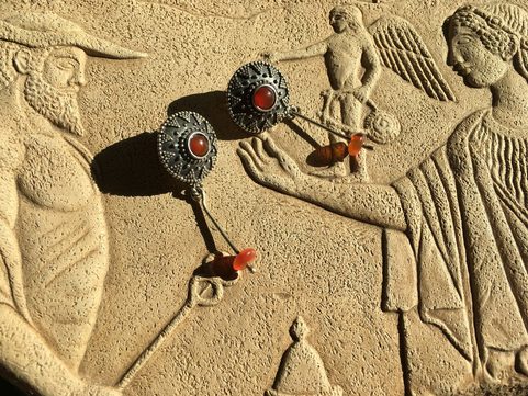 ROMAN EMPIRE EARRINGS, REPLICA