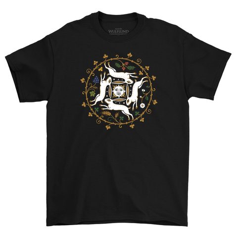 T-SHIRT ROUE DE L’ANNÉE, LIÈVRES MÉDIÉVAUX