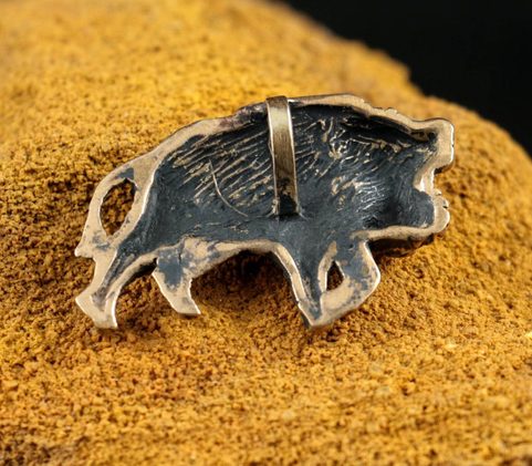BOAR, BRONZE AMULET