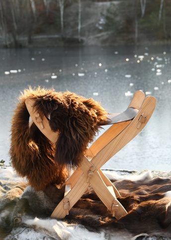 MEDIEVAL FOLDING CHAIR