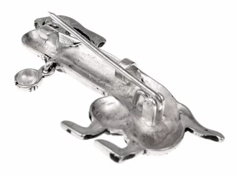 PHALLUS WITH BIRD AND BELL, BRONZE