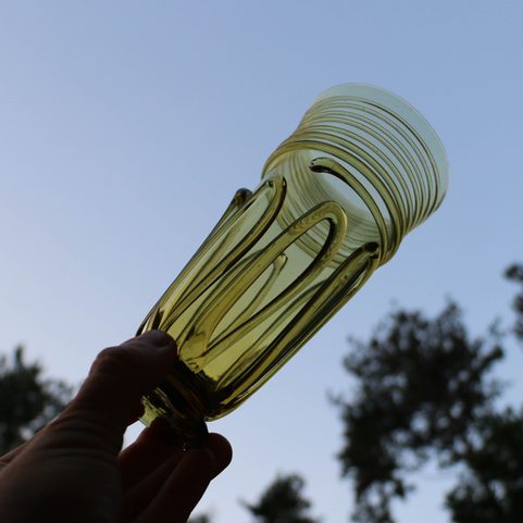 VIKING GLASS CUP, BIRKA - REPLICA