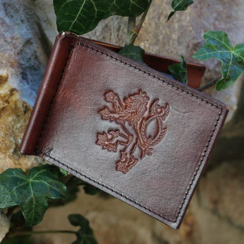 BOHÈME - LION TCHÈQUE, PORTEFEUILLE EN CUIR