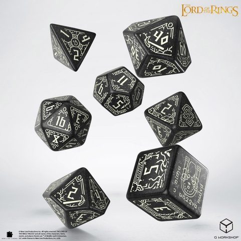 THE LORD OF THE RINGS: MORIA WÜRFELSET, GLOW IN THE DARK
