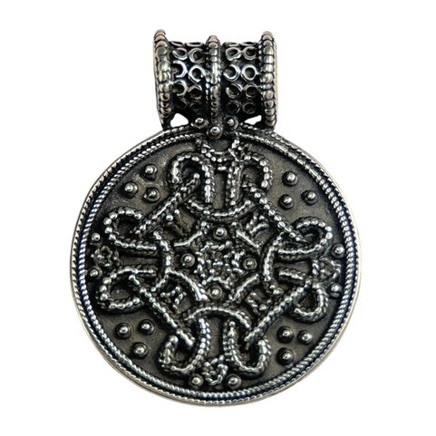 BIRKA, RÉPLIQUE DE PENDENTIF VIKING, ARGENT