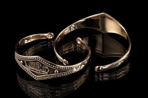 VIKING SHIP, BRONZE BRACELET