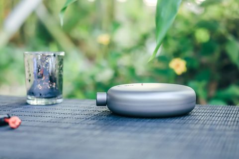 TI9302 TITANIUM ROUND FLASK
