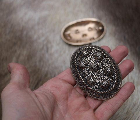 WIKINGERFIBEL, HEDEBY, BRONZE - PAAR