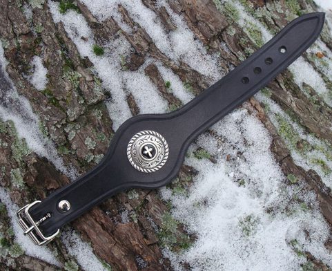 GOTHIC LEATHER BRACELET