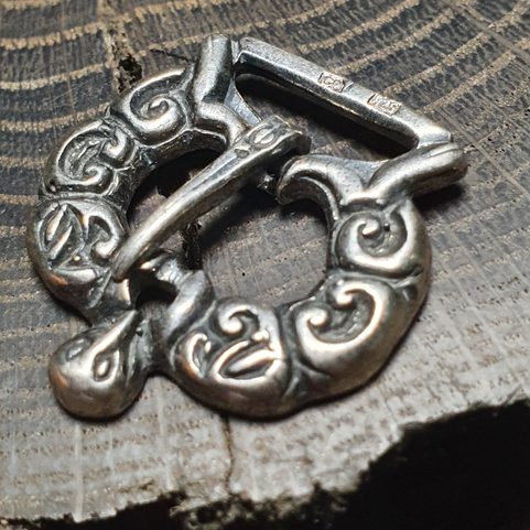 VIKING BUCKLE SILVER AG 925