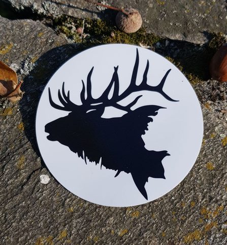 DEER, CAR STICKER