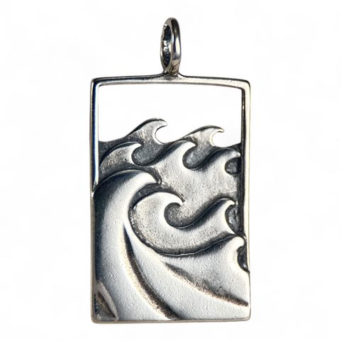 OCÉAN, PENDENTIF, ARGENT