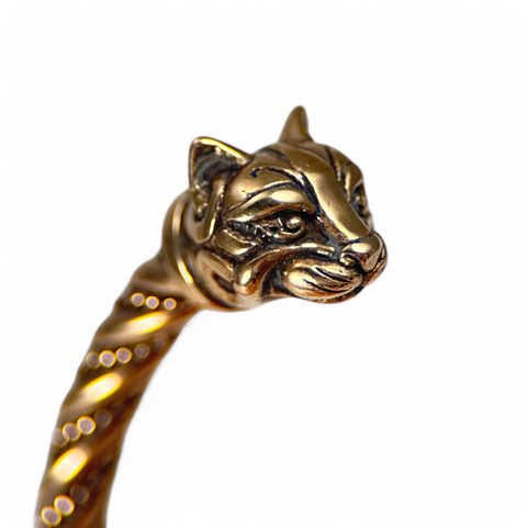 CAITLIN, CELTIC CAT, BRACELET, BRONZE