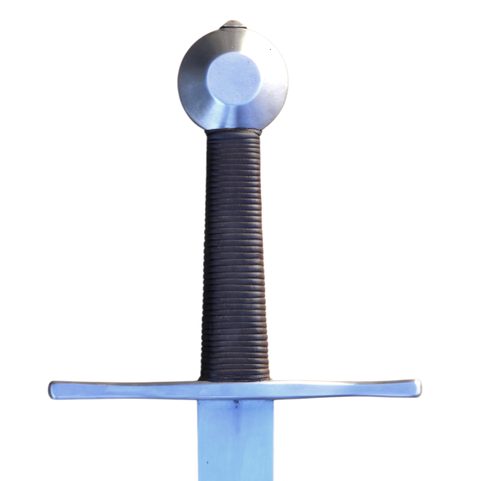 SION, ÉPÉE À UNE MAIN, XIVE–XVE SIÈCLE, FULL TANG, MARRON