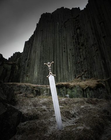FIONN, FORGED CELTIC CHIEFTAIN SWORD