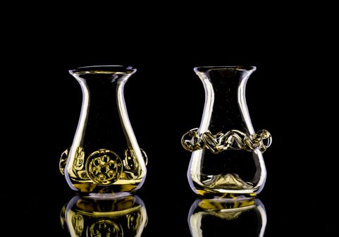 WHITE WOLF, SET OF 2 SHOT GLASSES