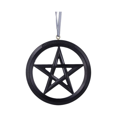 WICCA - PENTAGRAM WEIHNACHTSSCHMUCK 7CM