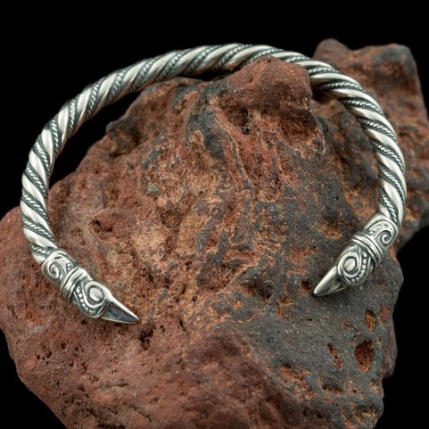 CORBEAU VIKING, ART MAMMEN, BRACELET, ARGENT STERLING