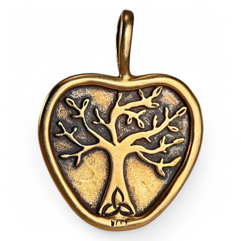 TREE OF KNOWLEDGE, BRONZE PENDANT