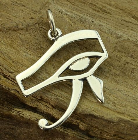 HORUS EYE, ANCIENT EGYPT, SILVER PENDANT