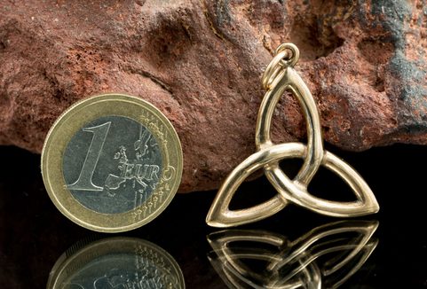 TRIQUETRA, KELTISCHER ANHÄNGER, BRONZE