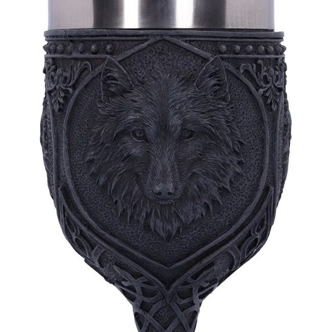 NIGHT WOLF GOBLET 19.5CM