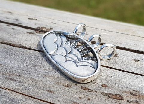 THE SKY, SILVER PENDANT