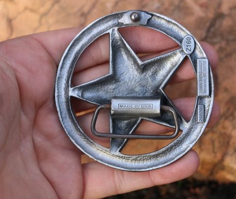 NAVY STAR, BELT BUCKLE