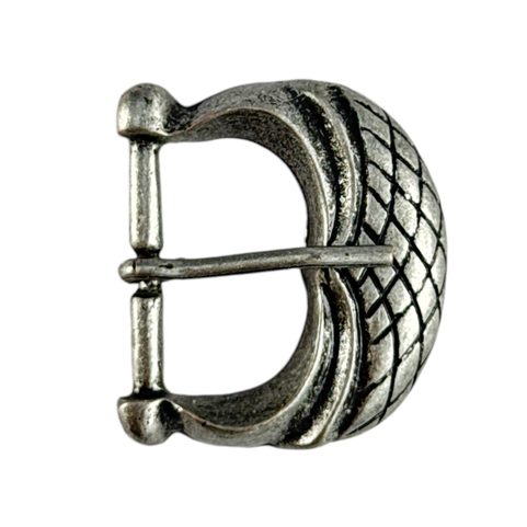 MEDIEVAL BELT BUCKLE, REPLICA, ZINC