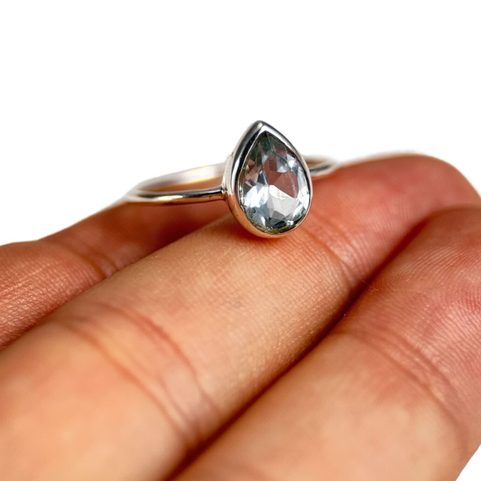 ARCTICA, RING, BLUE TOPAZ, SILVER 925/1000