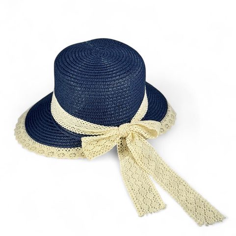 LADIES SUMMER HAT WITH LACE