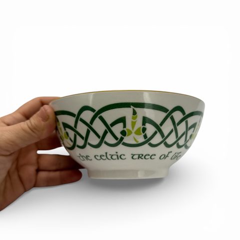 BOL EN PORCELAINE, ARBRE DE VIE