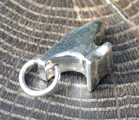 SMITH'S ANVIL, STERLING SILVER PENDANT