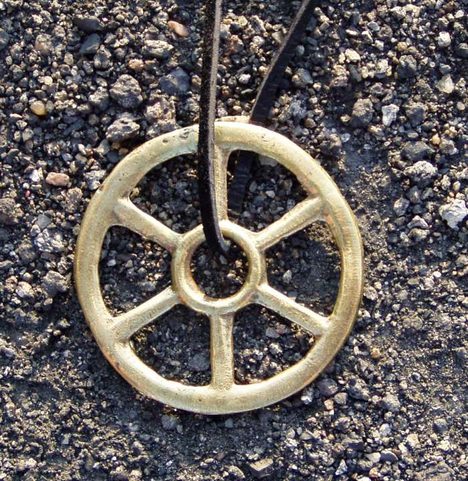 TARANIS BRONZE WHEEL - OPPIDUM OF ZAVIST