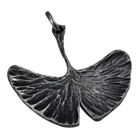 GINKGO BILOBA - FORGED PENDANT