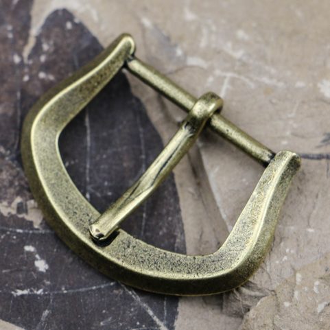 MEDIEVAL BELT BUCKLE 25MM, ZINC, ANT. BRASS