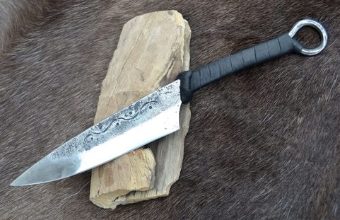 CRUACHAN, CELTIC HAND FORGED KNIFE
