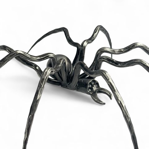 BLACK WIDOW, FORGED SPIDER FIGURE