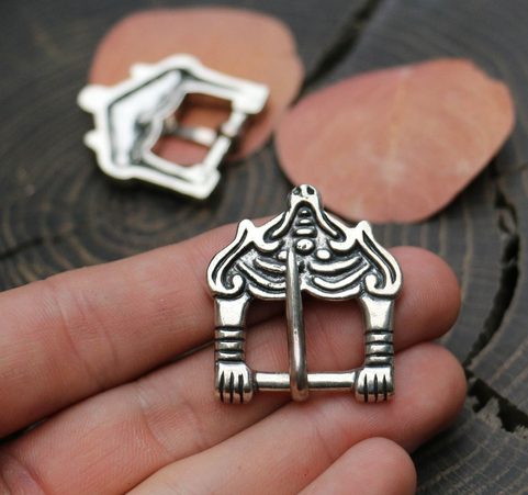 BUCKLE, BORRE, VIKINGS, NORWAY, SILVER