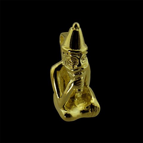 NORSE GOD FREY, PENDANT, RALLINGE, SWEDEN, 14K GOLD