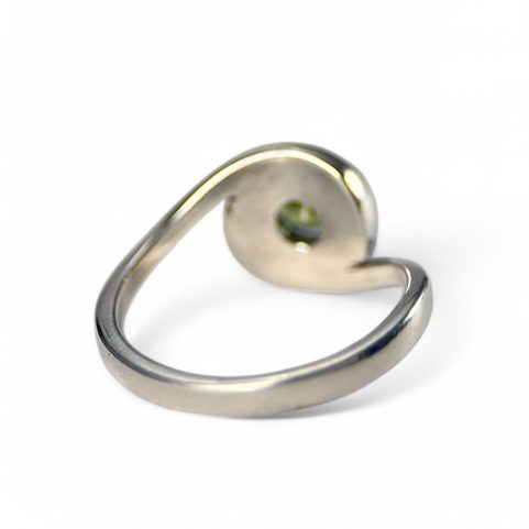 NORICA, SILBERRING, PERIDOT, AG 925/1000