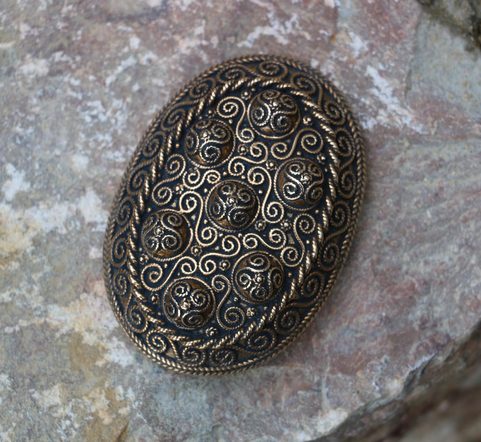 WIKINGERFIBEL, HEDEBY, BRONZE - PAAR