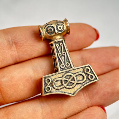 THOR HAMMER - MJÖLLNIR, PENDANT, BRONZE