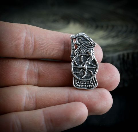 VALKYRA, SHIELD BEARER, WICKHAM, ENGLAND, SILVER 925