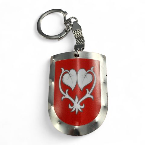 LORDS OF TALMBERK - COAT OF ARMS - KEYCHAIN, MEDIEVAL SHIELD