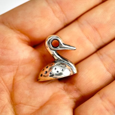 CANARD CELTE, FRANCE, PENDENTIF, ARGENT 925
