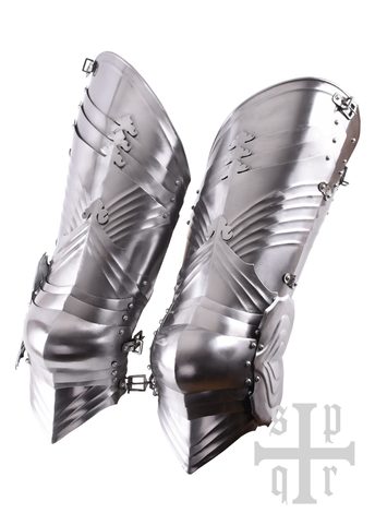 ARMURE MÉDIÉVALE - JAMBES, 15E SIÈCLE
