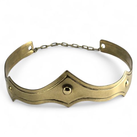 BLANCA, COURONNE MEDIEVALE POUR FEMMES, LAITON