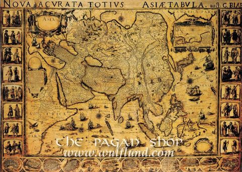 ASIA, HISTORICAL MAP, REPLICA