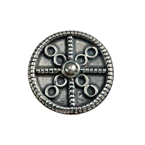 SUN CIRCLE, OPPIDUM ZAVIST, CELTIC PENDANT, SILVER